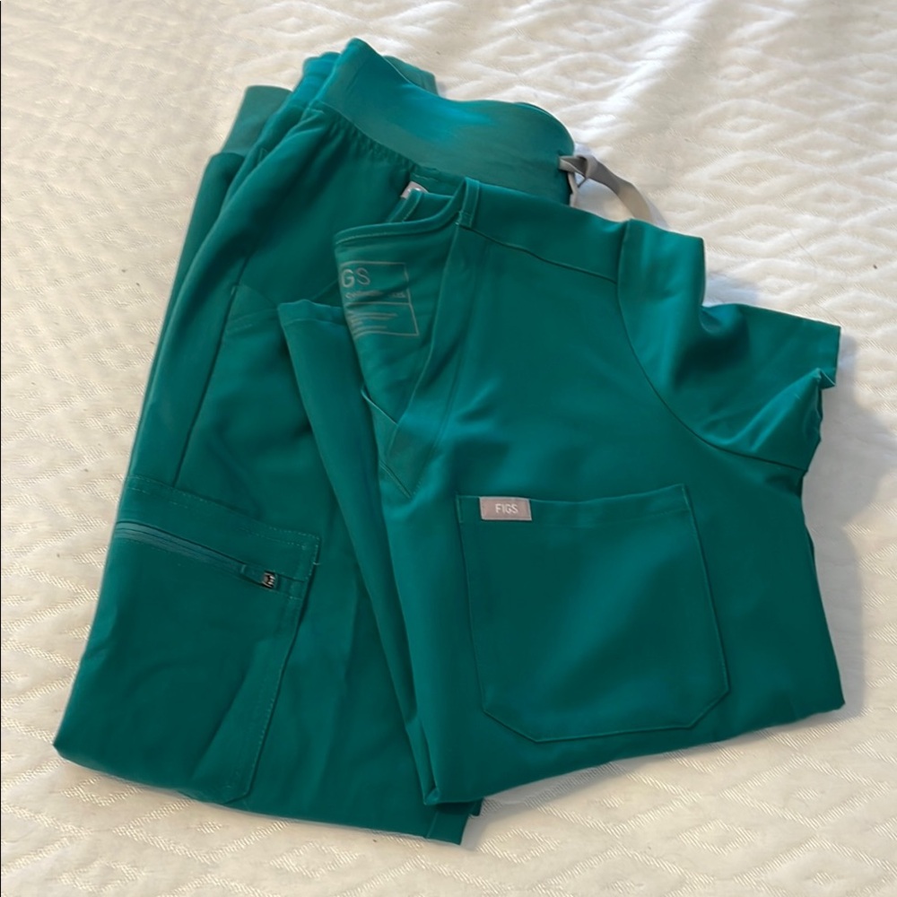 Figs green Scrub Set
